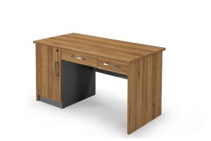 Quality Knock Down Wooden Computer Workstation Desk Elegant Appearance PC Desk wholesale