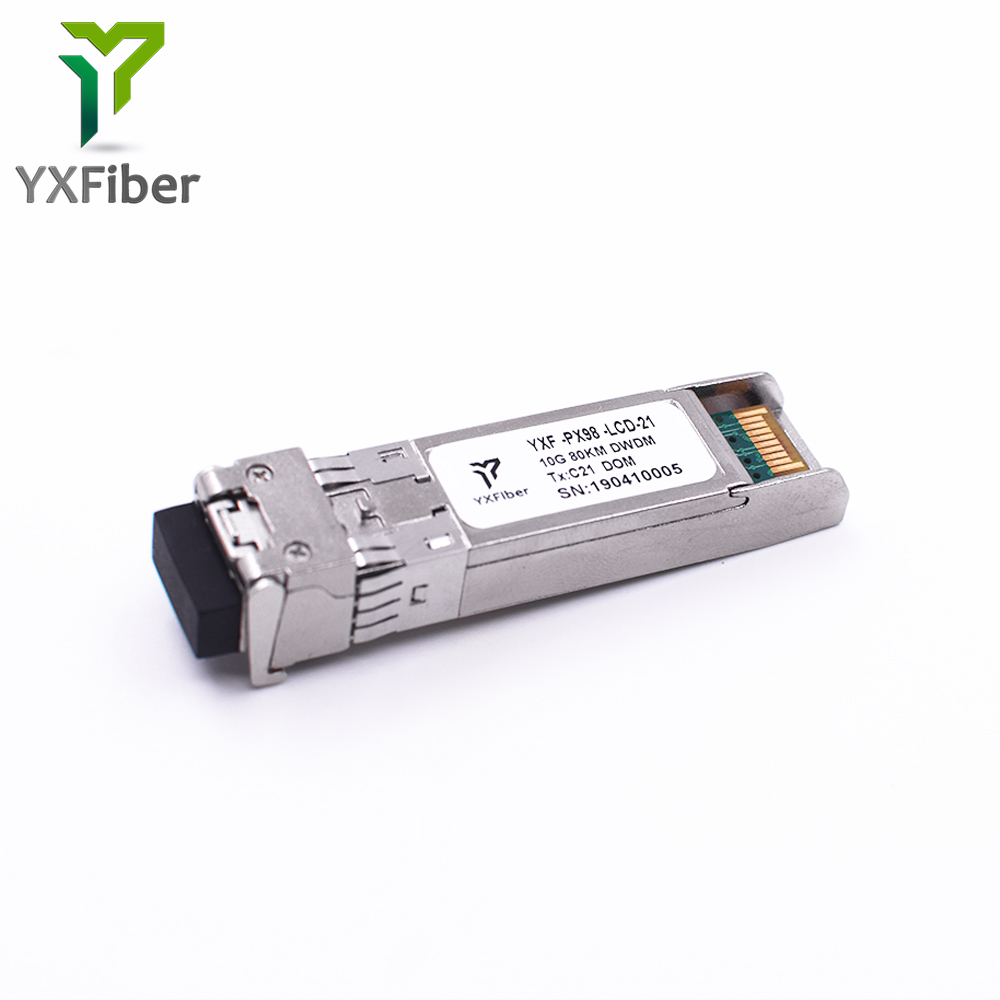 Multi Channels 80km C21 DOM 10G DWDM 10G SFP+ Transceiver