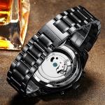 Fashion Automatic Mechanical Watch 20 Mm Band Width Buckle Clasp