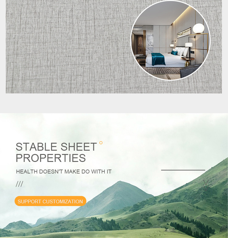 Waterproof Fabric Bamboo Charcoal Wood Veneer Wall Panels Mould Proof