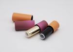 Orange Rubber Soft Touch Empty Lip Balm Tubes BulkRound Frosted