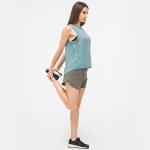 Lightweight Activewear T Shirts Open Back Running Bodybuilding Fitness Tank Top