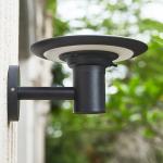 integrated led outdoor wall lights lantern solar powered exterior wall lights