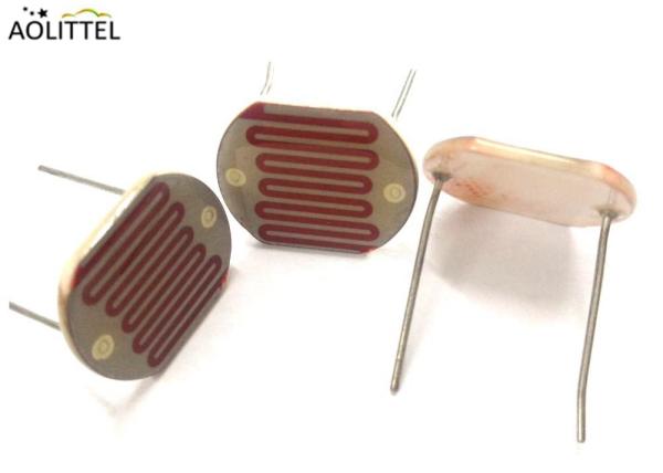 Cheap 25mm Ceramic Pacakge Photoresistor Photoconductive Cell Light Dependent Resistor LDR 25528 With Light Resistance 10-20K for sale