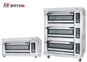 Quality High Temperature Commercial Baking Oven Three Deck Nine Trays wholesale