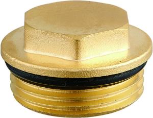 Quality 6006 Manifold End Parts Hot Forged Stopper Male Threaded attached with Self Sealing O Ring wholesale