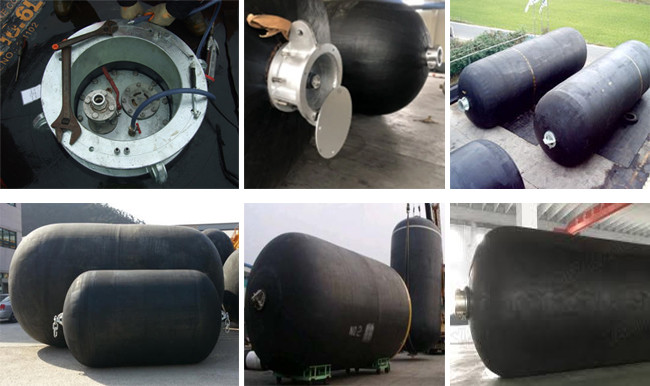 Catamaran Submarine Fenders 50kPa D4.5M For Dock Bumper Berthing