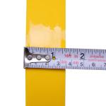 Packing Stretch PVC Wrapping Film Transparent Yellow OD 240mm ID 76mm