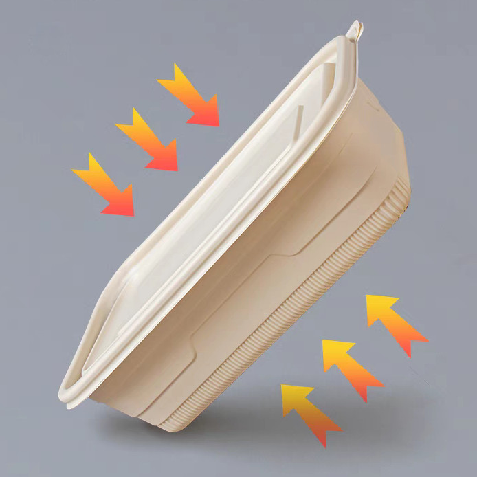 Lunch Eco Friendly Disposable Bowls Microwave Takeaway For Restaurant