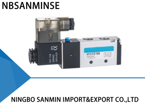 4V210 4V220 4V320 4V410 1/8 " 1/4 " Pneumatic Solenoid Valve Air Polit Valve