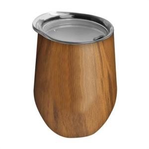 Quality Stainless Steel Woodgrain Coffee Mug 11OZ Vacuum Insulated FDA Standard wholesale