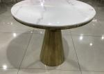 Anti Permeation 80cm Stainless Steel Marble Coffee Table