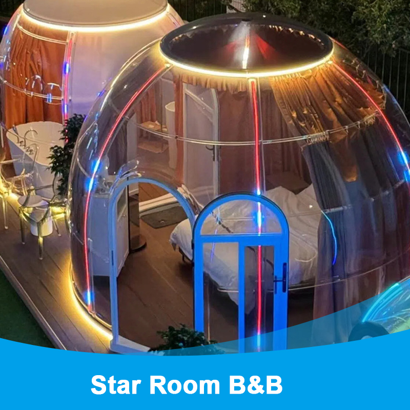 PC Star Room mobile restaurant Bubble room Outdoor homestay Transparent tent glass sun room