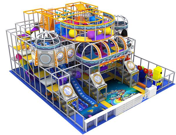 Cheap Space Themed Kids Indoor Playground Equipment Multilevel With EPP Blocks for sale