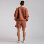 2 Piece Short Set Sportswear Tracksuits Crewneck Fitted Sweatsuit Sport Unisex