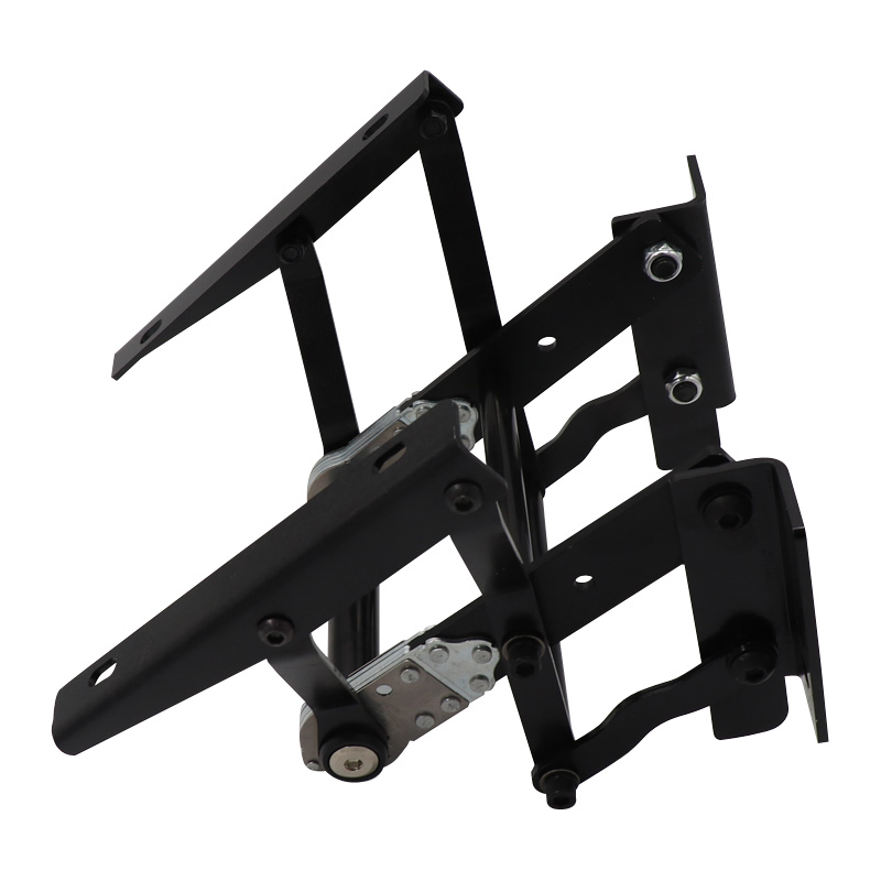 manual Adjustable leg rest support in a car seat