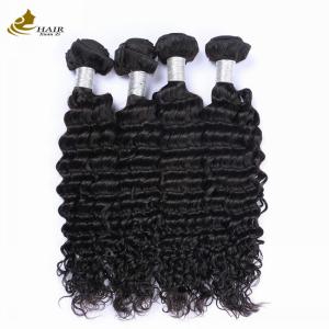 Quality Deep Wave Yaki Human Hair Bundles And Closure 30 Inch custom wholesale