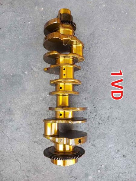 13401-51010 Engine Crankshaft Toyota 1vd Crankshaft Material Casting Installed