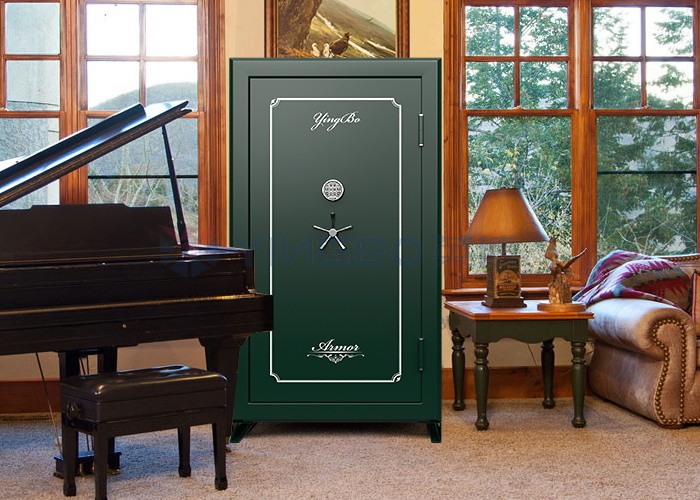 1400 Degree UL Lock Gun Safes Box With 75Mins Fireproof Rating Safe Gun Cabinets