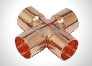 Quality Refrigeration Pipe Fittings Copper Cross Fitting for Hvac With ASTM Standard wholesale
