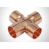 Buy cheap Refrigeration Pipe Fittings Copper Cross Fitting for Hvac With ASTM Standard from wholesalers