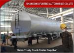 Diesel Gasoline Crude Oil Tanker Trailers 35CBM - 90CBM Q345B Carbon Steel