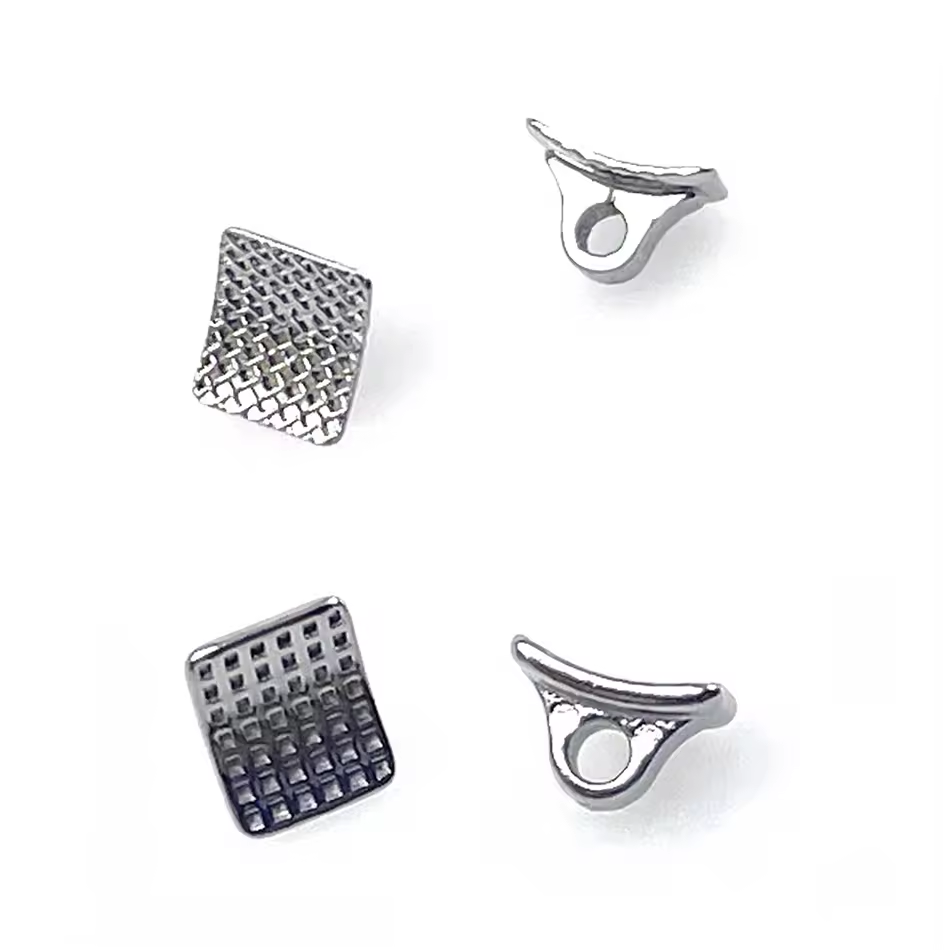 CE CE CE Certification Metal Dental Orthodontic Lingual Traction Monoblock Eyelets Bracket Button for Orthodontic