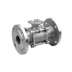 Quality High Platform Ball Valve for DN15-DN100 Stainless Steel 3PC Flange Valve and ISO5211 wholesale