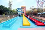 Stimulating Fiberglass Water Park Slide / High Speed Water Play Equipment For