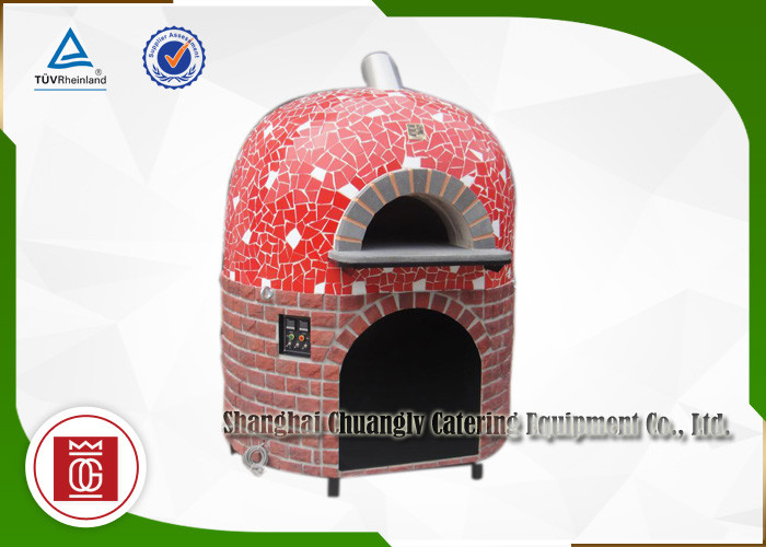 Open Small Kitchen Italy Pizza Oven Equipment 0℃ - 500℃ Temperature Rage