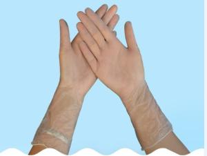 Quality Waterproof Vinyl Disposable Gloves Powder Free 12 Inches Vinyl Exam Gloves Large wholesale