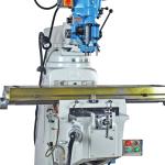 127mm Spindle Z-Axis Manual Travel Industrial Turret Milling Machine For Metal