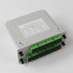 Low PDL Compact SC APC PLC Splitter 1x16 0.9mm Fiber High Reliability