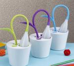 USB Rechargeable Touch Doudou Miao LED Table Lamp With Pen Holder