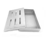 Matching Cigarette 21cm Barbecue Smoker Box 430ss Wood Chip Box For Grill