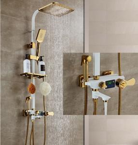 Quality Thermostatic 35mm White 314SUS Bathroom Shower Faucet wholesale