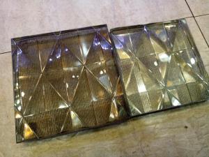 Quality Even Surface Artistic SGCC 300x300mm Sand Carved Glass wholesale