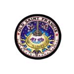 Merrowed Iron On Company Logo Patches For Clothing Rayon Material OEM