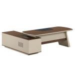 Stylish and Functional Executive Desk for Busy Professionals in Large Office