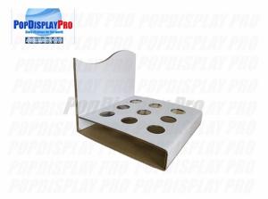 Quality Beverage PDQ Tray Display 9 Hole Dividers Recyclable Corrugated Cardboard Paper wholesale