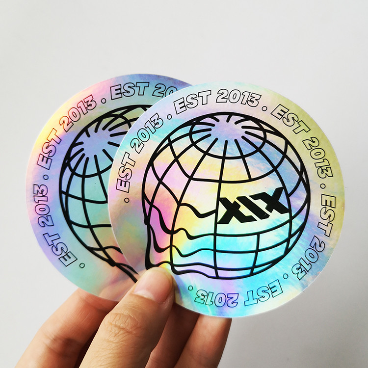 Anti Fake Adhesive Vinyl Hologram Vial Label With Offset Printing