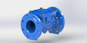Quality Water Swing Flex Check Valve For Pressure Rating PN10 With Flange Connection wholesale