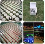 Energy Efficiency Outdoor Solar Ground Lights 0.07W 60 Hours Working Hours