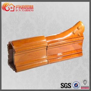 Quality Ceramic Decorative Clay Ridge Tiles Classical Glazed Buddhist Temple Dragon Ridge Tiles wholesale