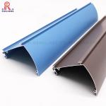 Anodizing Aluminum Curtain Wall System , 10mm Ceiling Mounted Curtain Track