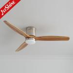 52'' Flush Mounted 2 IN 1 Ceiling Fan With / Without Light For Home
