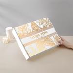 Customized Luxury Glossy Gold Printed Transport Paper Box For Mailing Gifts