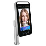 Binocular Face Recognition Walk Through Temperature Scanner Smart Attendance