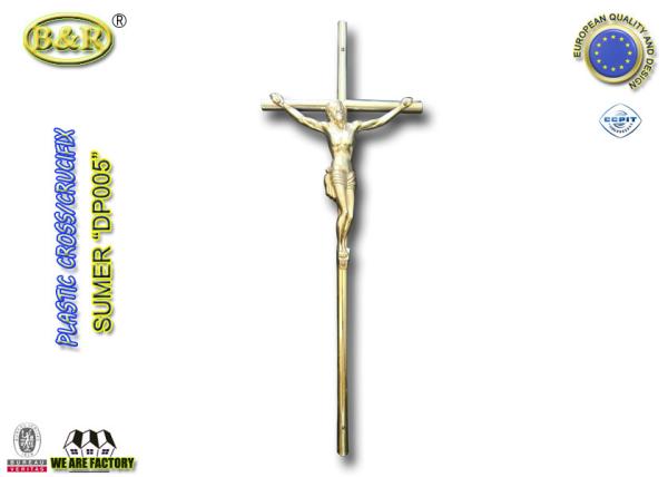 Size 37.5cm*14cm coffin decoration catholic plastic christ crucifixes Ref DP005