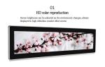 Horizontal Stretched Bar Lcd Display 32 38 Inch 2/3 Cut Special Size